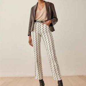 Reformation straight mod high rise jeans